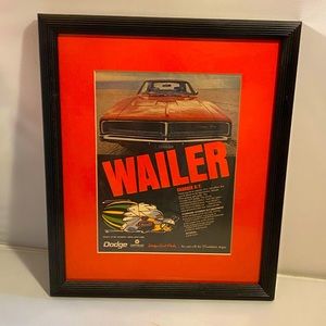 Vintage 1968 Dodge Charger R/T Original Print Ad